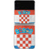 Croatia Flag Distressed Galaxy Z Flip4 5G Skin